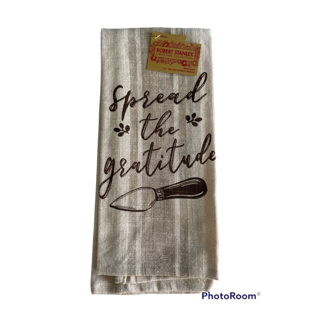 Robert Stanley Signature Collection "spread the gratitude" 1-pc kitchen towel